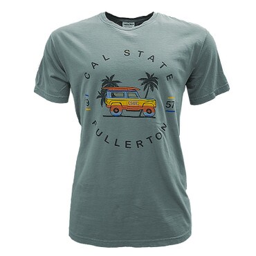 Usacape Cal State Fullerton Beach Bum Tee - Spearmint